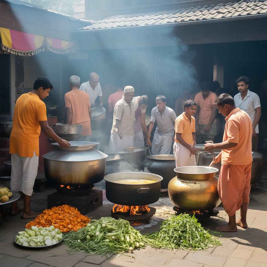 भंडारे की तैयारी में समय कैसे मैनेज किया जाता है? पूरा विवरण